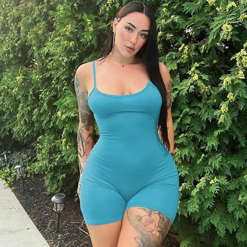 Ruching Romper