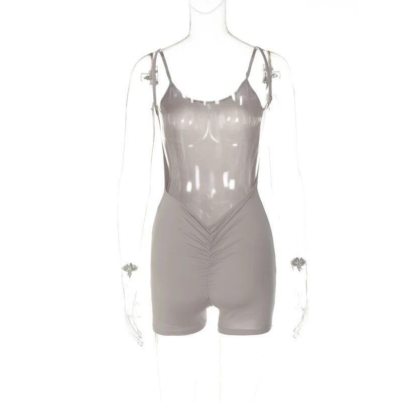 Ruching Romper